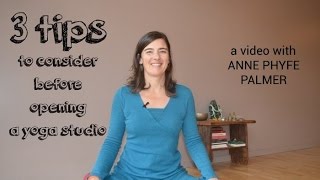 3 tips to consider before opening a yoga studio [upl. by Ahsak]