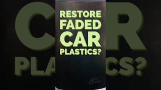 Restoring Faded Car Plastics With Polytrol Owatrol polytrol owatrol poltrolowatrol [upl. by Wagner]