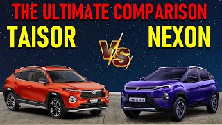 Toyota Taisor VS Tata Nexon  Nexon Vs Taisor  CarFlix India [upl. by Buckler]