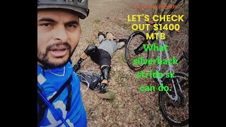 Silverback stride Sx MTB Test ride on downhill trail and Review of my custom built hardtail 29er [upl. by Oswald449]