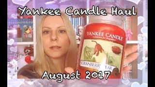 Candle Haul August 2017  Yankee Candle [upl. by Frasco627]