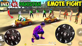 INDIA VS Pakistan Free Fire Emote Fight On Factory Roof 😈 15th August Special Gaddar 2 in Free Fire [upl. by Oznerol]