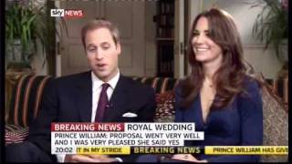 Royal Wedding April 29 2011 William and Kate discuss Diana [upl. by Icram165]