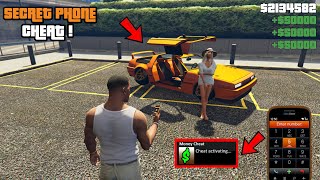 GTA 5  Secret Phone Cheats Money Cheat Weapon Cheats amp More [upl. by Aina98]