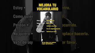 Vocabulario mejora vocabulario vocabulary diccionario [upl. by Ellerey820]