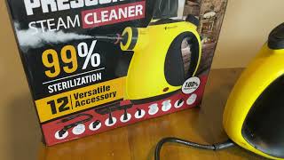 Review of STEAMIFY Handheld Steam Cleaner  Powerful Steamer [upl. by Ramah]