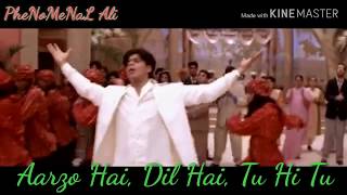 WhatsApp Status  Banke Tera Jogi  Tu Yaar Tu Hi Dildar Tu Hi With Lyrics  Shahrukh Khan [upl. by Adnuhsor708]