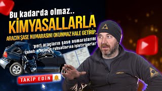 İCRALIK ARAÇLARIN ŞASE NUMARALARINA ASİT DÖKEREKBAŞKA ARAÇLARLARLA CHANGE DEĞİŞTİRİYORLAR [upl. by Danielson]