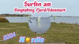 🇩🇰Dänemark❤️Surfen am Ringkøbing Fjord 🇩🇰❤️danmark travel video [upl. by Eeliak]