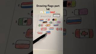 Drawing flags part 14 🇵🇭 [upl. by Gnet512]