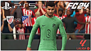 FC 24  Athletic Bilbao VS Atletico Madrid  Laliga  Realistic Graphics Gameplay 4K 60FPS PS5 [upl. by Floridia]