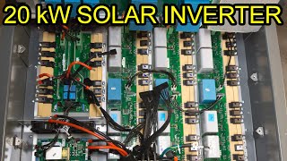 ABB TRIO 20 kW Solar Inverter  Unboxing and Teardown [upl. by Ahsirtak233]