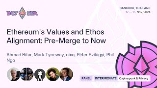 Ethereums Values and Ethos Alignment PreMerge to Now [upl. by Ecirum]