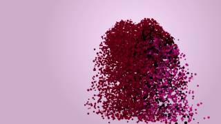 particles hearts  abstract valentines day animation  motion graphic  love [upl. by Colby474]