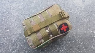 ᐉ Aliexpress Unboxing Outdoor Tactical First Aid Tool Storage Pouch Waist Bag [upl. by Silrak]