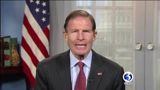 Video Senator Blumenthal weighs in after Michael Cohen pleads guilty [upl. by Leimaj863]