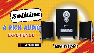 SOLITINE ENTER SE108  Best 21 Speaker uder budget  Speaker Price in Bangladesh 2024  speaker [upl. by Ennayelsel301]