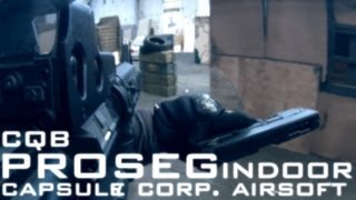 Capsule Corp Airsoft España  Proseg Indoor CQB Valencia GoPro HERO 3 [upl. by Aipotu368]