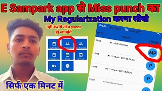 e sampark se regularization kaise kare🔥Miss punch ka Regularization kaise kare🔥flipkarteshampark [upl. by Giltzow]