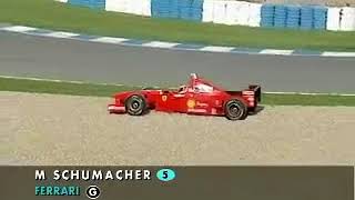 Villeneuve and Schumacher Collision  Jerez 1997 20 Years Ago [upl. by Einaffyt876]