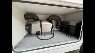 Ecoflow Wave 2 install in Intech Dusk RV Travel Trailer [upl. by Drawyah]