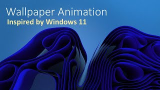 Animation Inspired by Windows 11 Wallpaper [upl. by Suryc]