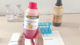 Acid Bases Indicator Test  Chemistry Demonstration  Grade 7  12  indicators [upl. by Sheeran]