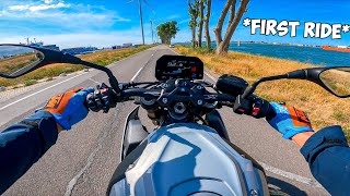 RIDING a NEW BMW S1000R For The FIRST TIME Wheelie Good Times [upl. by Curhan]