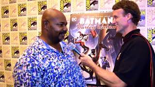 Kevin Michael Richardson The Floronic Man interview at Batman and Harley Quinn Premiere at SDCC [upl. by Addi]