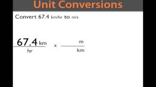 How to convert Kmhr to ms [upl. by Dnaloy]