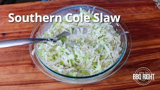 Southern Cole Slaw Recipe  HowToBBQRight [upl. by Africah]