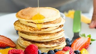 Cottage Cheese Pancakes  Breakfast Recipes  Weelicious [upl. by Emiatej]