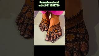 Ramesh mehandi artist 9811 282746 by Shipra Mall Indirapuram [upl. by Stalder]