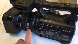 Sony PXWZ150 Unboxing [upl. by Atir]