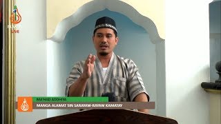 Manga Alamat sin Sarayawrayaw Kamatay  Shaykh Hayder Buddin Tausug [upl. by Monk679]