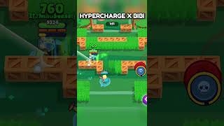 HYPERCHARGE X BIBI showdown brawlstars soloshowdown brawlstarsgameplay supercell [upl. by Toddie]