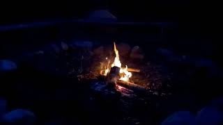 Peeper Frogs amp Northern Michigan Sounds Of Spring With Birds Campfire amp Deer Mosquitos Buzzing [upl. by Gnahk]