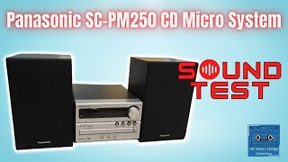 Panasonic SCPM250  SAPM250 Micro Hifi System Sound Test [upl. by Adriane87]