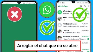 Cómo solucionar el problema de la pantalla verde y gris de los chats de WhatsApp 2024 [upl. by Nitsyrk]