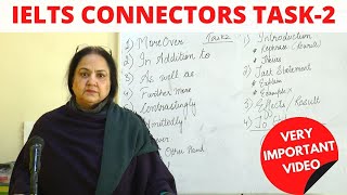 IELTS Connectors Task2  Very Important Video  Must Watch [upl. by Maclean303]