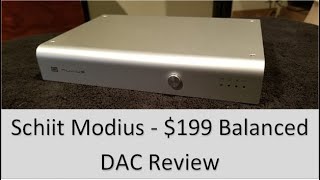 Schiit Modius Digital to Analog Converter Review [upl. by Lleuqar439]