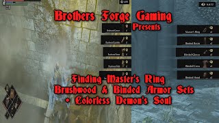 Demons Souls  Gates of Boletaria Secret Area  Brushwood amp Binded Armor  Colorless Demons Soul [upl. by Ferree]