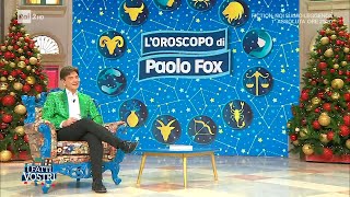 Loroscopo di Paolo Fox  I Fatti vostri  20122023 [upl. by Dyl]