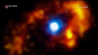 Eta Carinaes expanding explosion in 20 year timelapse  Take a tour [upl. by Ened336]