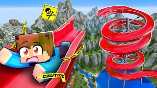 Caylus Has a BAD WATERSLIDE ACCIDENT In Minecraft [upl. by Zack]