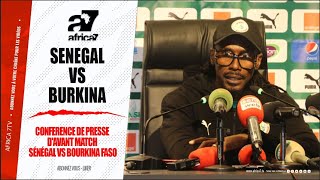 🛑 Direct Conference de presse davant match Sénégal vs Bourkina Faso [upl. by Adnopoz]