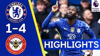 Chelsea 14 Brentford  Rüdiger Hits LongRange Screamer In Blues Defeat  Premier League Highlights [upl. by Nylireg986]