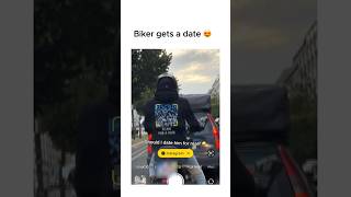 Biker Gets A Date 😍 Get Yours At cuercom bikelife motorcycle dating [upl. by Dygall310]