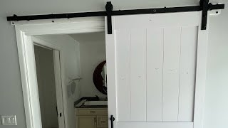 Barn Door Installation [upl. by Sudnor]