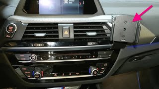 ProClip Phone mount  BMW X3 20182021 Install amp Review [upl. by Eahc236]